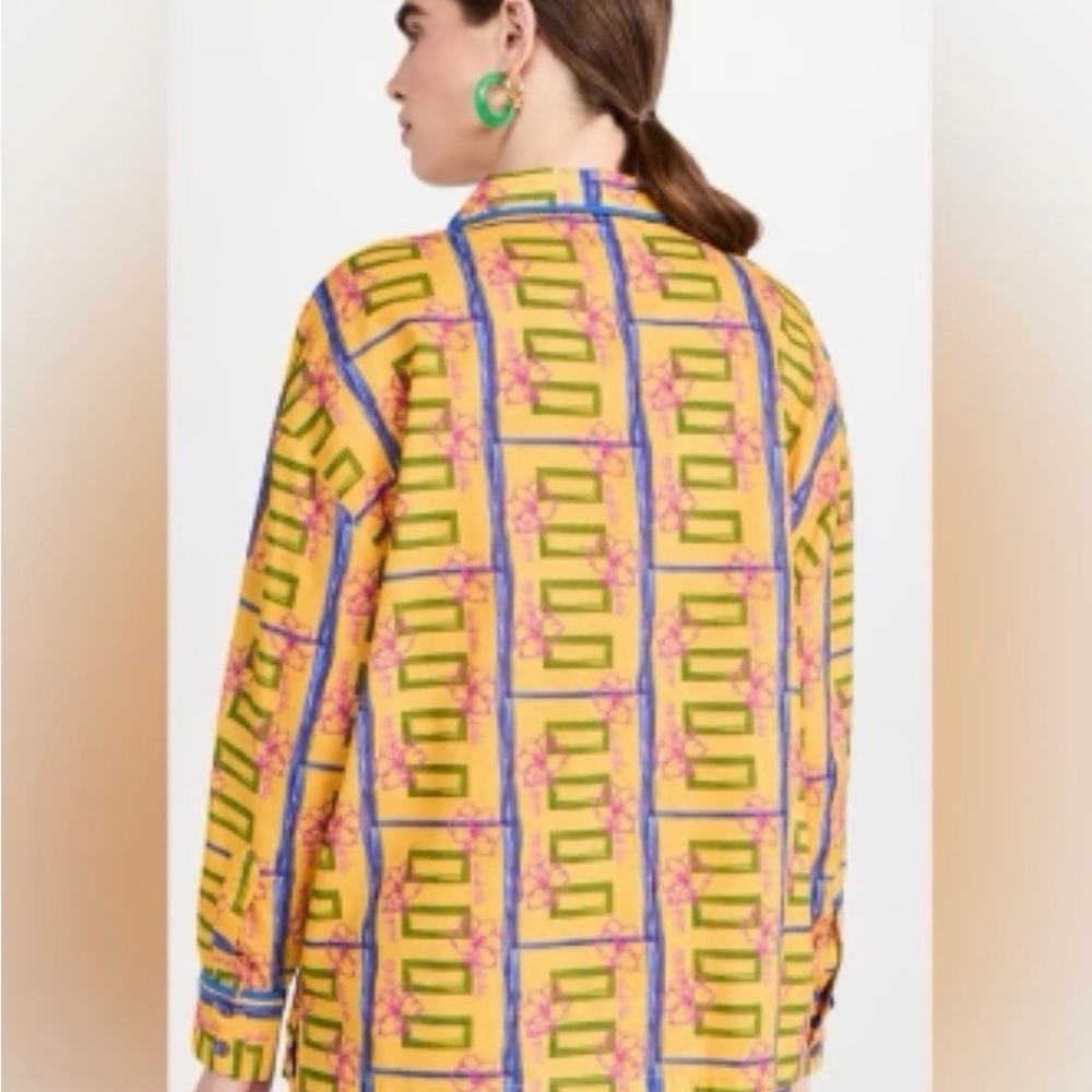 SIEDRES 2 Piece Matching Zyon Short Set Multicolor Button-Up Nico Shirt - Picture 2 of 12